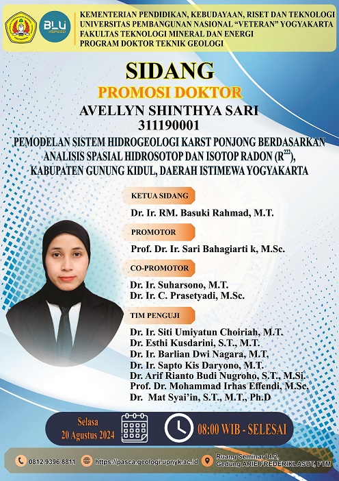 Program Studi Magister & Doktor <br> Jurusan Teknik Geologi